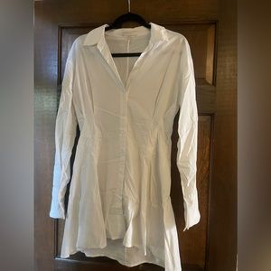 Cotton Candy LA white button down dress